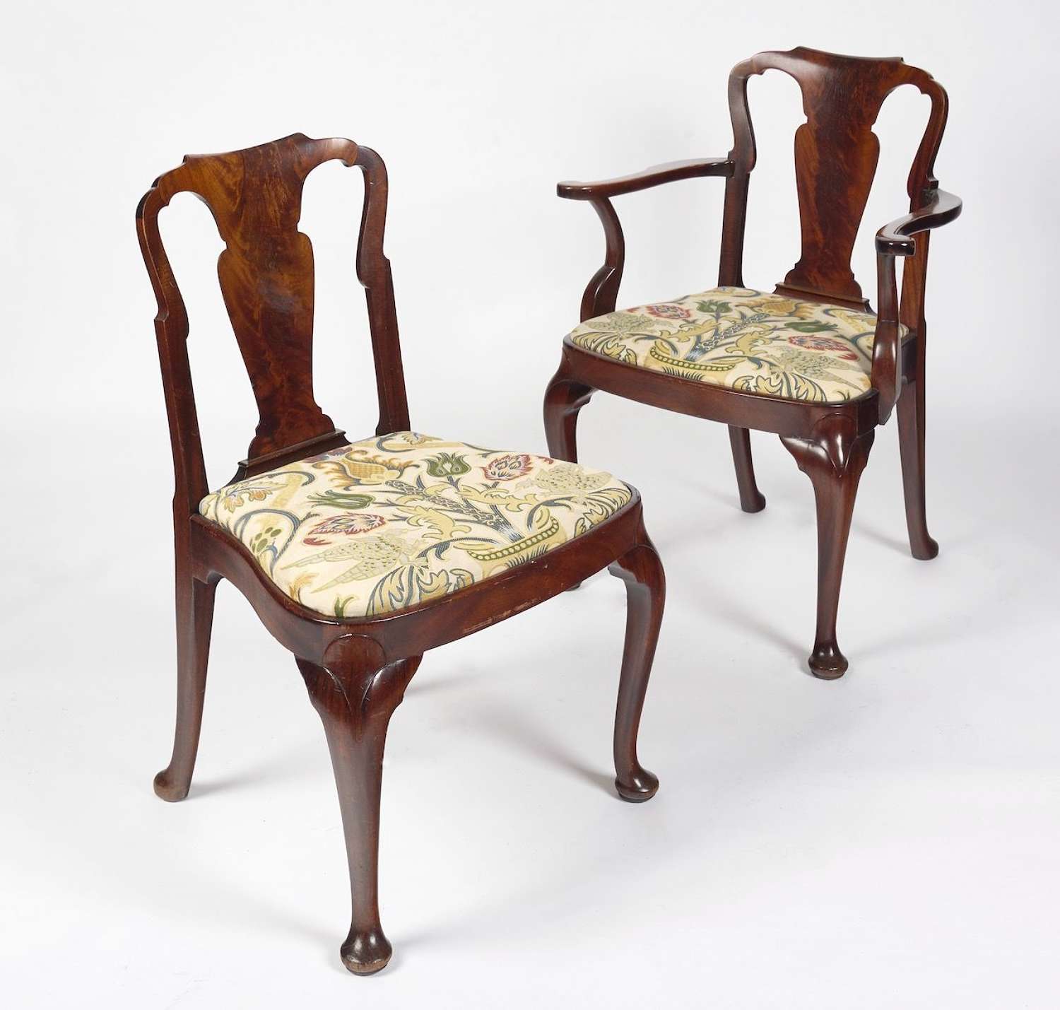 A set of six Whytock  & Reid dining chairs