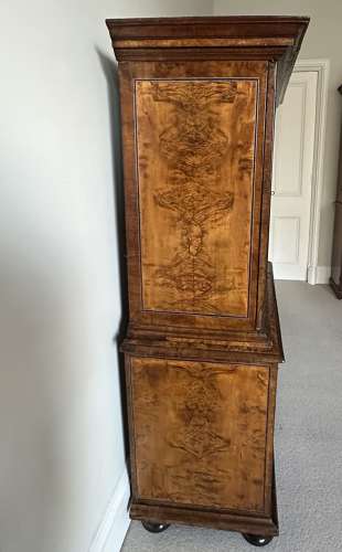 A George I 'Mulberry' Cabinet on Chest