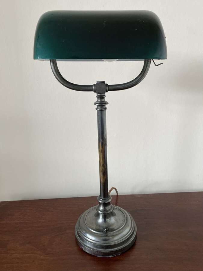 A 1930's Banker's Lamp