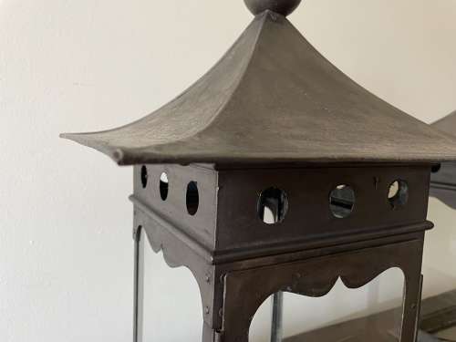 A pair of Arts and Crafts Lanterns