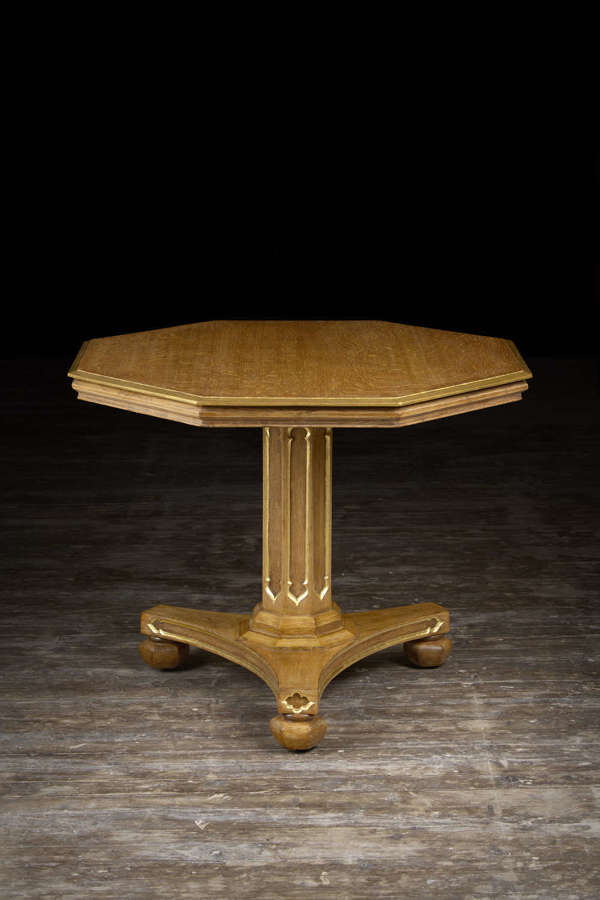 An early Victorian gothic centre table