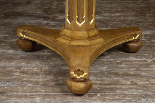 An early Victorian gothic centre table