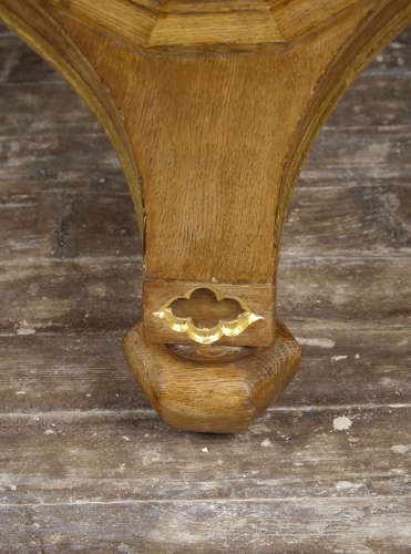 An early Victorian gothic centre table