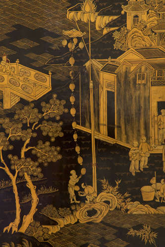 A Mid 19th century Chinese Screen