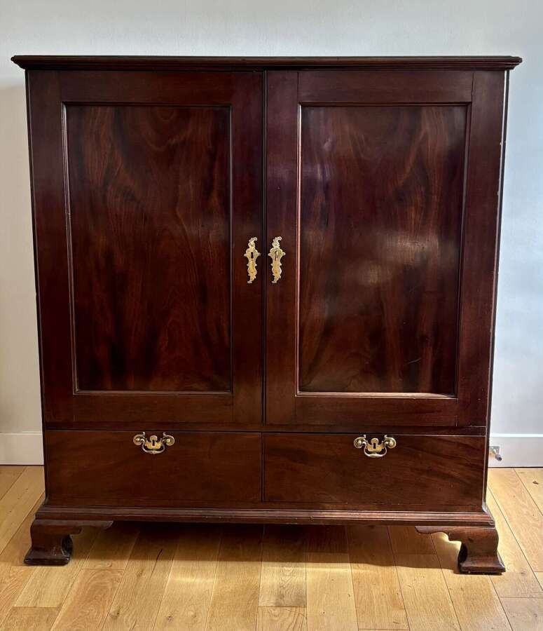 A George II mahogany press