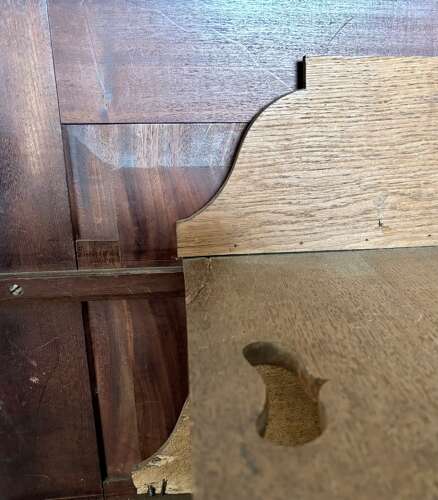 A George II mahogany press