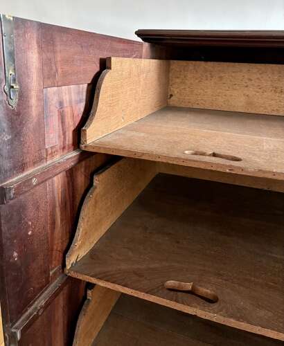 A George II mahogany press