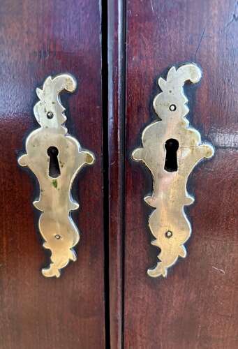 A George II mahogany press