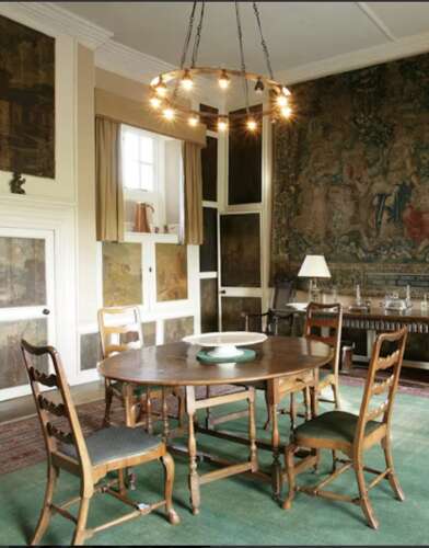 A pair of Lorimer walnut chairs