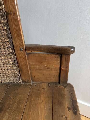 An early pine Orkney chair