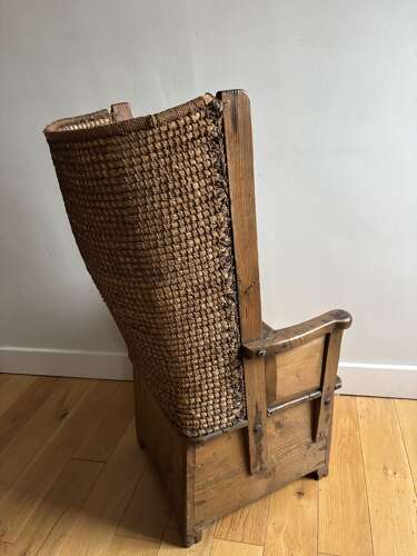An early pine Orkney chair