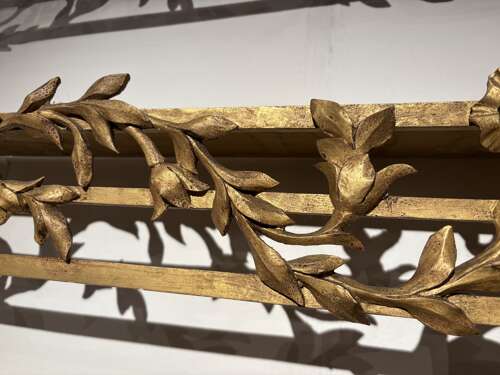 A rare set of 3 George III gilt wood pelmets