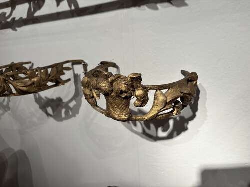 A rare set of 3 George III gilt wood pelmets
