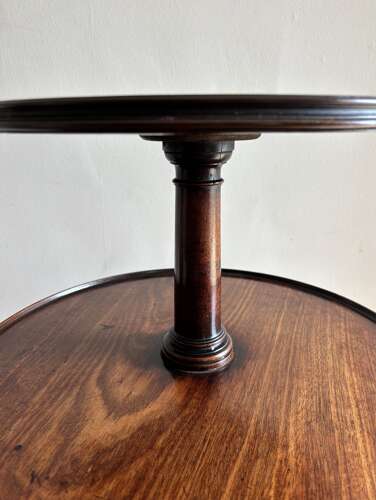 A George III mahogany dumb waiter