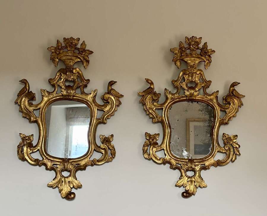 A Pair of Venetian Mirrors